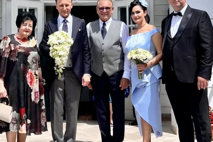 Cât de frumoși sunt! Nuntă de poveste în familia lui Nicolae Furdui Iancu. Fiul său, Tudor, s-a căsătorit cu Loredana - VIDEO și FOTO