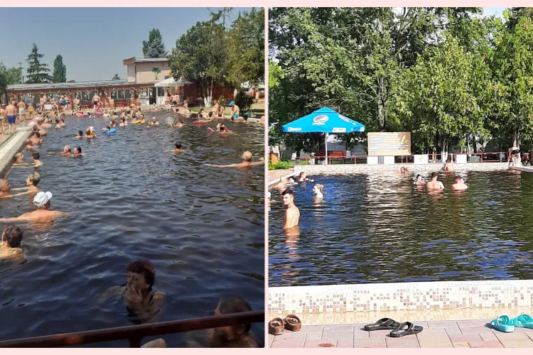 Ștrandul cu ape termale din Ardeal, unde prețurile au rămas pe loc. Apa are proprietăți vindecătoare - FOTO