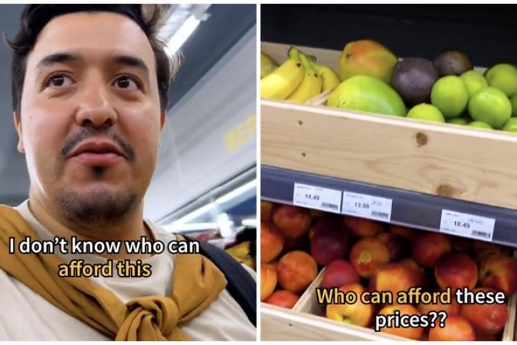 Un turist american a răbufnit după ce a văzut prețurile la alimentele din România: „Prețuri scandaloase, ar trebui să fie ilegale!”