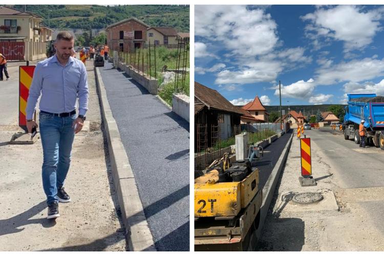 Cum avansează lucrările din Florești, zona Terra! Strada Dumitru Tăuțan urmează să fie asfaltată - FOTO