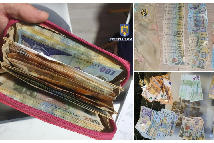 Lovitură dură pentru mafia din Cluj! Bani, un pistol și droguri găsite la percheziții în Cluj, Mureș, Bihor și Bistrița - Năsăud - VIDEO