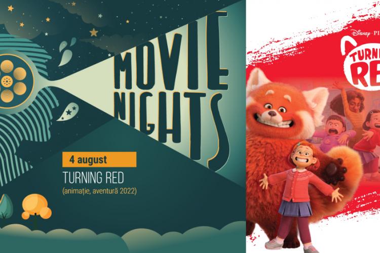 „Movie Nights” se vede în Iulius Parc de la ora 21.00. Delectează-te cu roller-coasterul emoțional „Turning Red”!