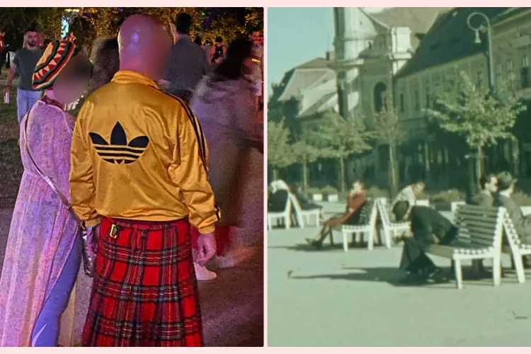 Eleganța a cam apus în Cluj-Napoca. Imagine superbă cu oamenii care se odihneau pe bancă, în 1924 - FOTO