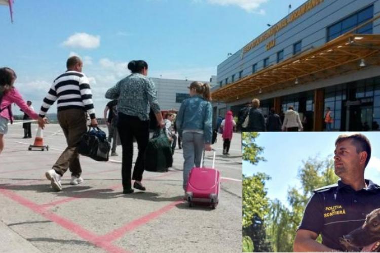 Un cetățean străin a fost depistat cu stupefiante în bagaj pe Aeroportul Cluj. Voia să iasă din țară 