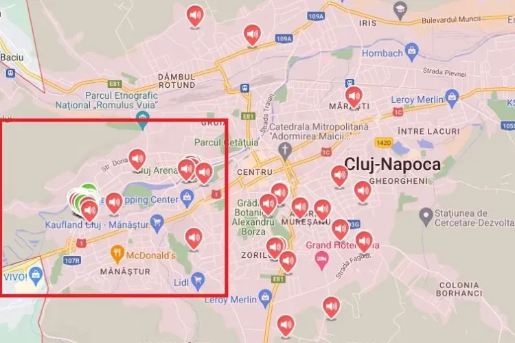 Câte sesizări pentru zgomot a primit Primăria Cluj-Napoca - FOTO