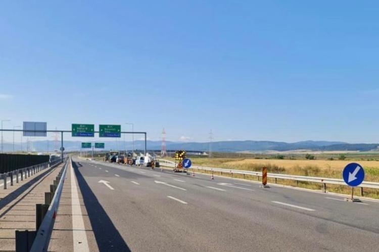 Noi probleme pe autostrada A10 Sebeș-Turda. Încă o serie de reparații însoțite de restricții de circulație 