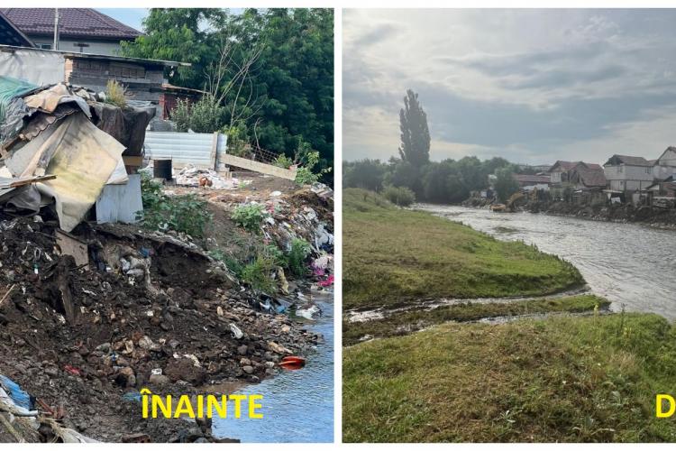 Primarul comunei Florești, Bogdan Pivariu: ”1100 tone de deșeuri degajate din Râul Someș!” - FOTO