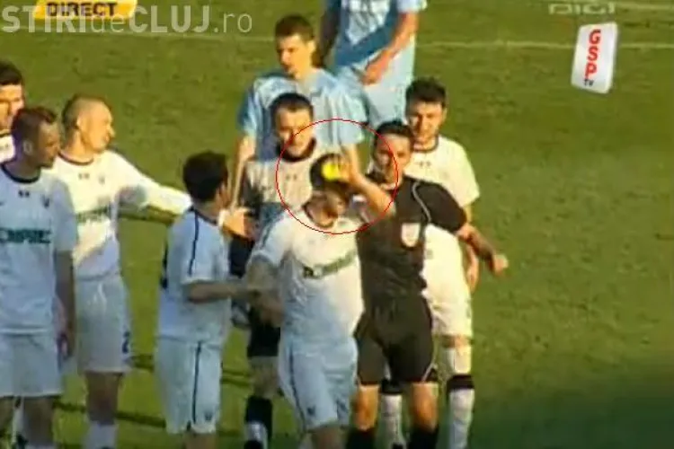 Gol Bostina! Jucatorul i-a smuls cartonasul galben din mana arbitrului si a fost eliminat - VIDEO
