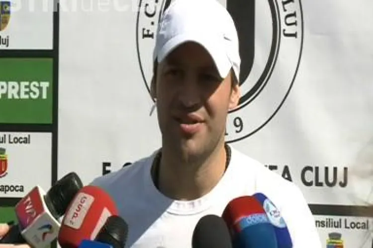 Marius Popa: Sper sa ajung cu U Cluj in Europa League! - VIDEO