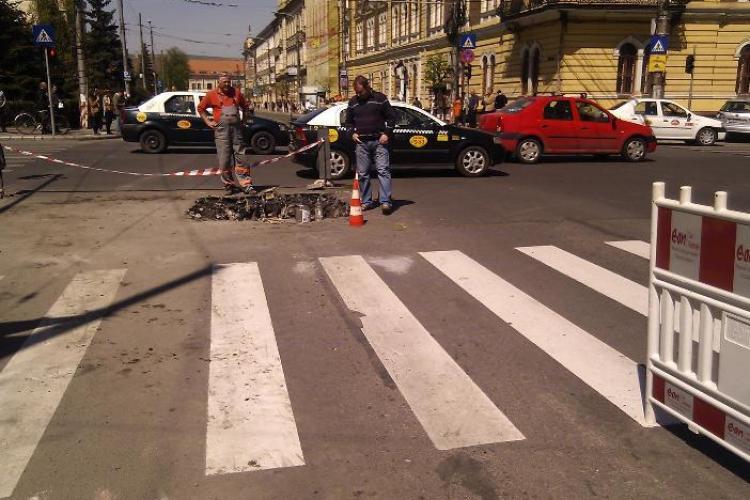 Razboi intre Primaria Cluj Napoca si E.ON Gaz Distributie! Motivul: drumurile asfaltate sunt sparte "la nesfarsit"
