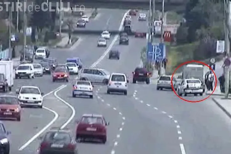 Politia ii cauta pe soferii vinovati moral pentru accidentul de pe Calea Floresti! VEZI VIDEO
