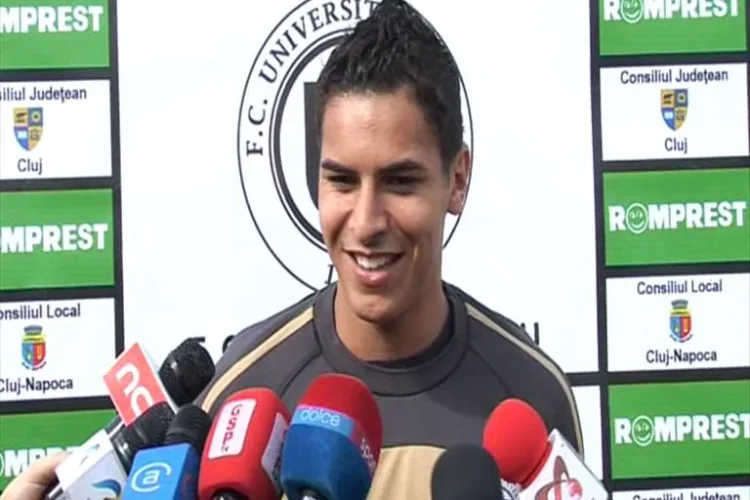 Atacantul Universitatii Cluj, Gabriel Machado, vrea sa inscrie inca 3 goluri pana la finalul campionatului