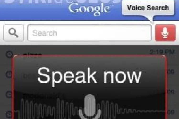 Cautari pe Google prin voce!