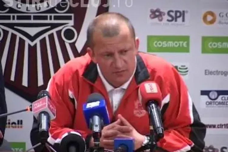 Dorinel Munteanu a fost aplaudat de fanii CFR Cluj! Vezi ce a declarat VIDEO