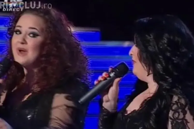 Cristina Bondoc si Alina Dinca, duet de senzatie in finala Romanii au talent - VIDEO