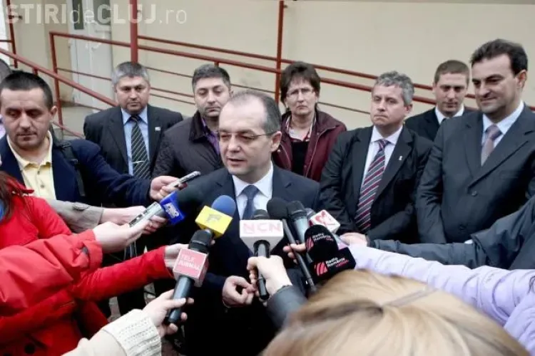 Premierul Emil Boc a venit la Cluj la aniversarea fiicei lui, Cezara