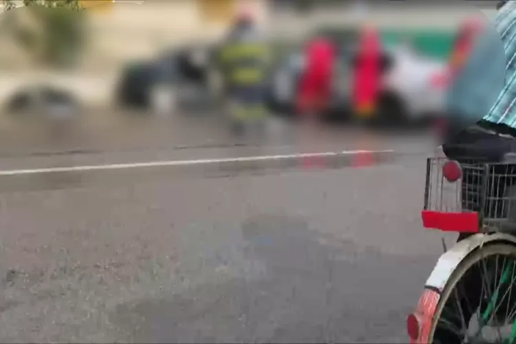 Cluj: Un șofer fără permis a băgat 8 persoane în spital, iar apoi a luat-o la fugă, abandonând victimele - VIDEO