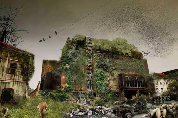 Cum ar arăta Clujul după APOCALIPSĂ, fără oameni pe străzi și cu animale umblând libere, ca acum milioane de ani - FOTO