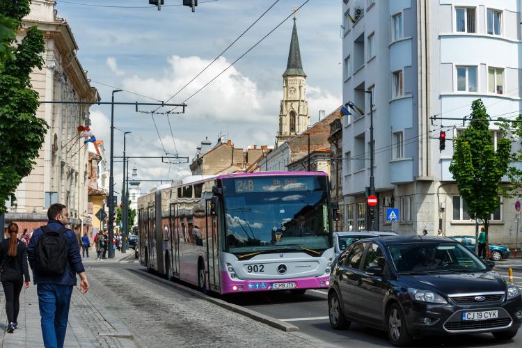 Panourile de afișaj din stații și aplicația Tranzy nu vor funcționa pentru câteva ore în 15 august, anunță CTP Cluj