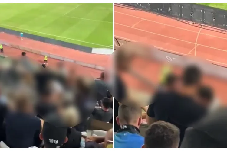 Bătaie generală la meciul U Cluj - CFR Cluj, între suporterii gazdă - VIDEO