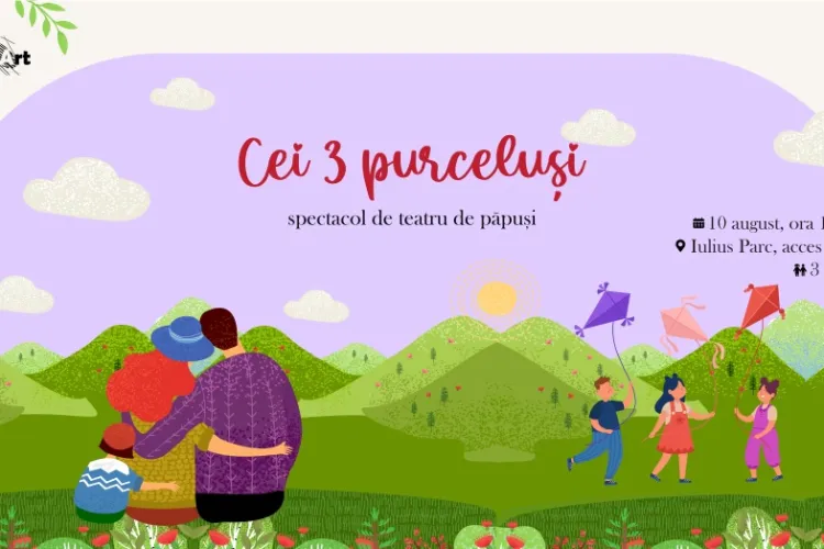 Teatrul de păpuși reîncepe stagiunea pentru copii, în Iulius Parc