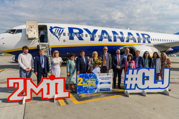 Record! Aeroportul Cluj a ajuns la jumătatea anului la două milioane de pasageri