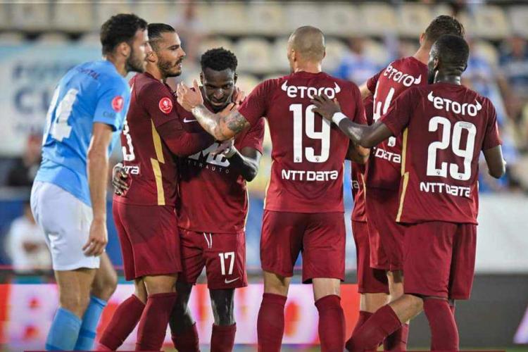 CFR Cluj a câștigat fără emoții cu FC Voluntari, cu 4 goluri înscrise echipa urcă pe primul loc din clasament