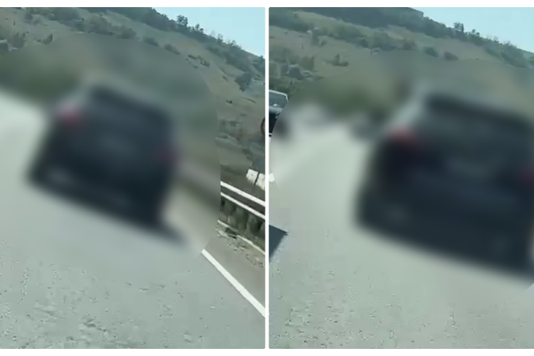 Cluj - ”Părinți foarte responsabili. La 90 km/h, cei mici stau ieșiți pe geam” - Scene surprinse pe centura Clujului - VIDEO