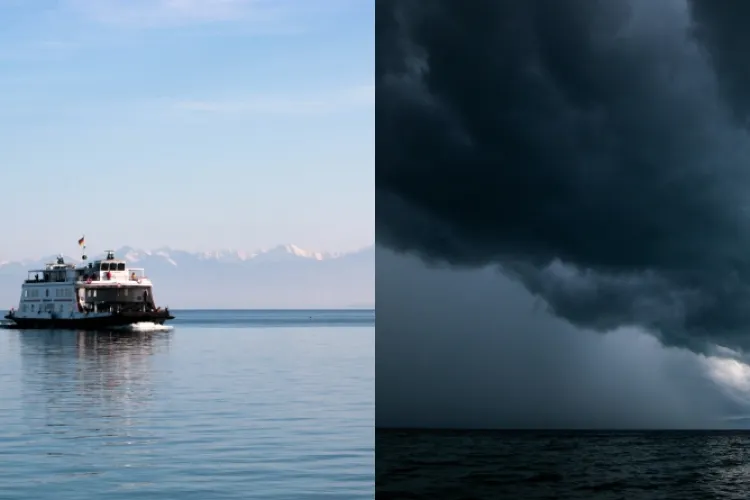  Inundații în Grecia! Peste 100 de români au rămas blocați pe un feribot, din cauza vremii