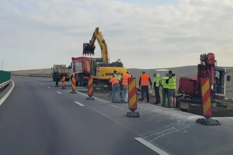 Restricții de circulație pe Autostrada A10 Sebeș-Turda. Se execută lucrări de reparații