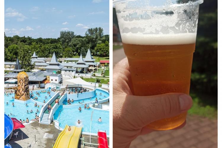 Reacția unui turist din Cluj la Aquapark - ul de la Nyiregyhaza, Ungaria, când a văzut cât costă o bere: “Deci, avem o problemă gravă în România!”