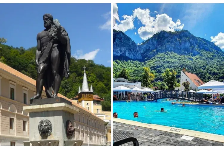Băile Herculane revin la viață! Au fost mii de turiști care și-au petrecut vacanța de vară în stațiune - FOTO