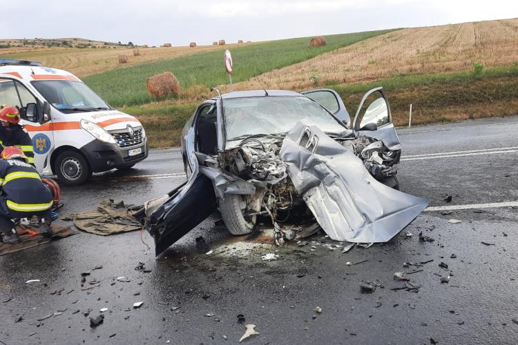 Nou accident MORTAL pe un drum din Cluj. O femeie și-a pierdut viața - FOTO