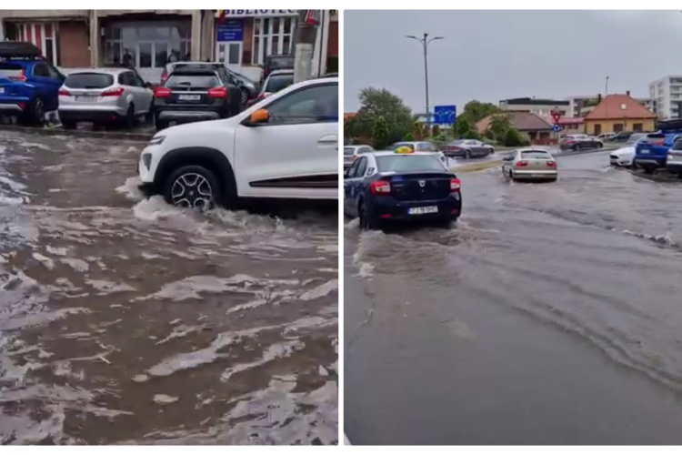 Clujul navigabil după o ploaie amărâtă! Nu reușesc să rezolve canalizarea de mai bine de zece ani - VIDEO