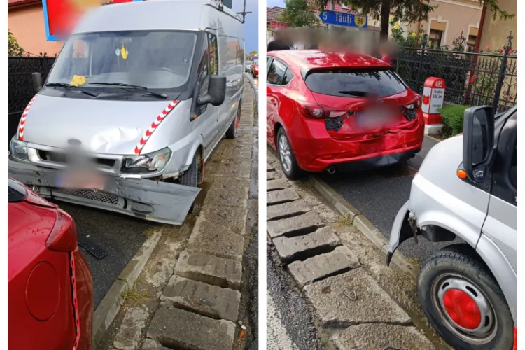 Accident în Florești din cauza unui șofer care nu a păstrat distanța de siguranță în mers! O fetiță de 5 ani, consultată de medici