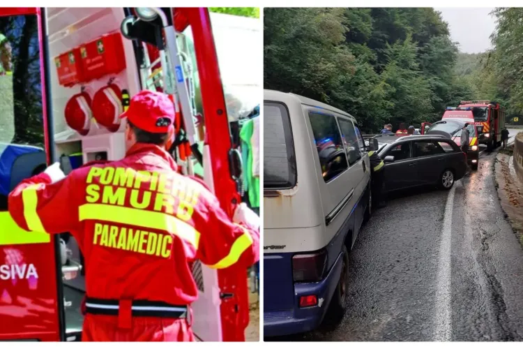 Accident la Bucea, pe drumul de la Cluj la Oradea - FOTO