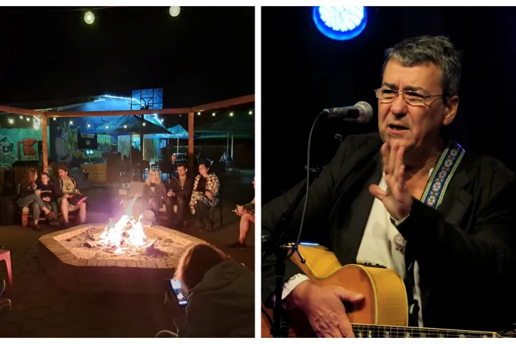 Folkul a fost ”rege” la Cluj timp de două zile la Camping Colina. Chilian și Dinu Olărașu au completat focul de tabără și melodiile de suflet - FOTO