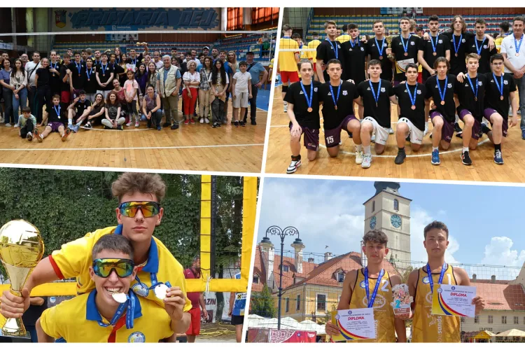 Clubul de volei CSS Viitorul Cluj a avut rezultate excelente în sezonul 2022 - 2023 - FOTO