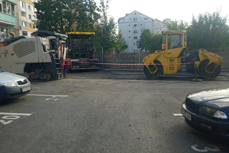 RADP Cluj se ”rupe” cu munca în Mănăștur: ”E ora 15.00 și deja utilajele sunt parcate” - FOTO