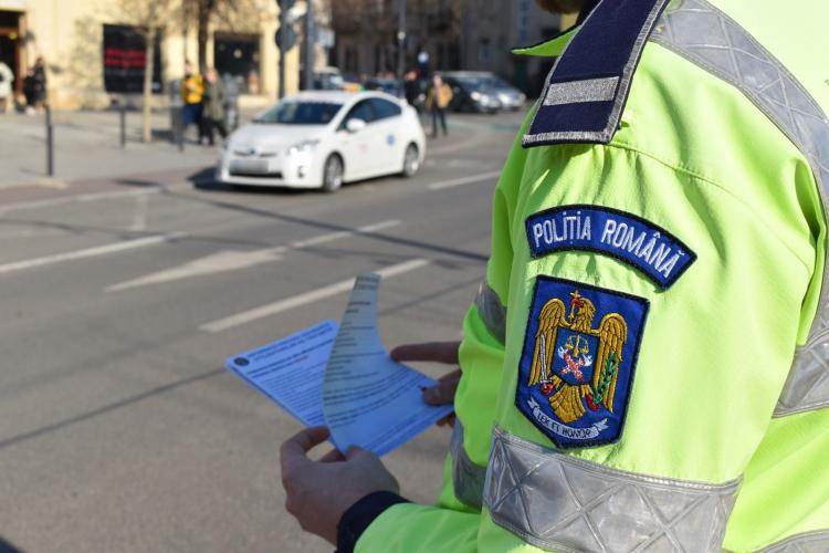Poliția rutieră Cluj a dat iama în șoferii care reprezintă un pericol pentru ceilalți participanți la trafic 