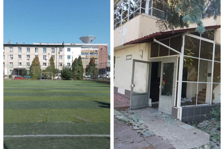 Baza Sportivă Farmec, aflată în proprietatea primăriei, este catastrofă! Clujean: „Mai bine mi-ar spune ca nu o să facem, decât amăgit cu OSĂ”