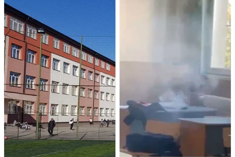 Incident bizar într-un liceu din Cluj-Napoca. Telefonul unui elev a luat foc brusc, elevii au fugit din clasă