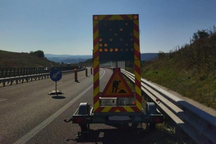 Restricții de circulație pe Autostrada A10 Sebeș-Turda. Se execută lucrări de reparații 