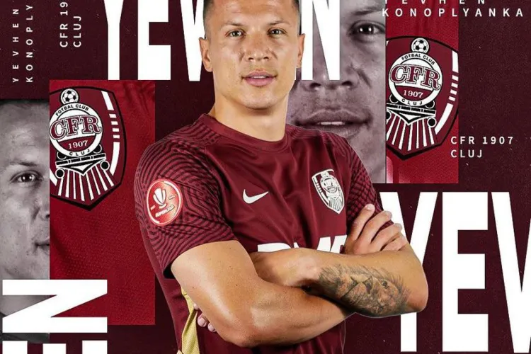 De ce nu joacă la CFR Cluj vedeta Konoplyanka: ”Încă este la noi”