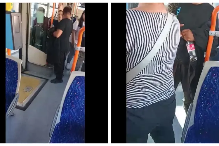 Cluj - Femeile dintr-un troleibuz s-au apărat singure de un bărbat dubios! Din păcate nimeni nu a sărit în ajutorul lor - VIDEO
