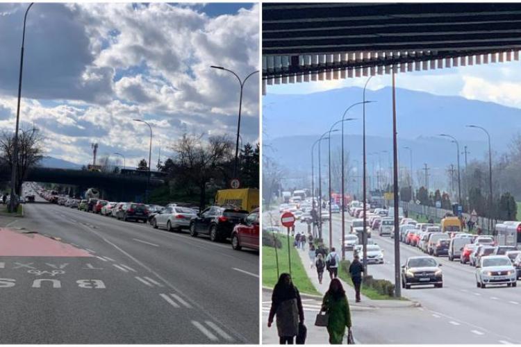 Se cere interzicerea virajului la stânga de pe Calea Florești spre Brico Depot
