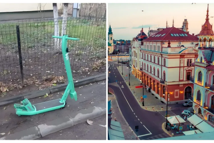 Trotinetă Bolt lăsată fără roți și echipamentul de rulare. Asta e chiar o premieră - FOTO