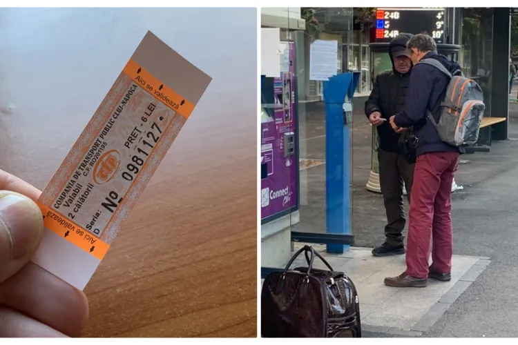 Clujeanul e inventiv! Un bărbat vinde biletele de autobuz obținute din reciclarea pet -urilor - VIDEO