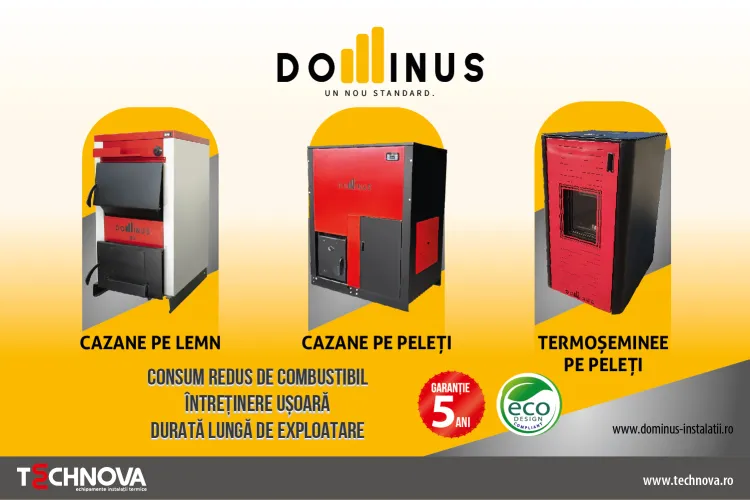 Centralele Dominus pentru instalații termice eficiente