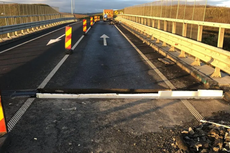 Restricții de circulație pe Autostrada Transilvania! Se efectuează reparații 